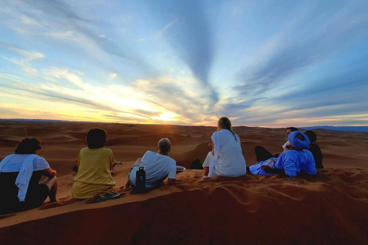 COUCHER DE SOLEIL DESERT
